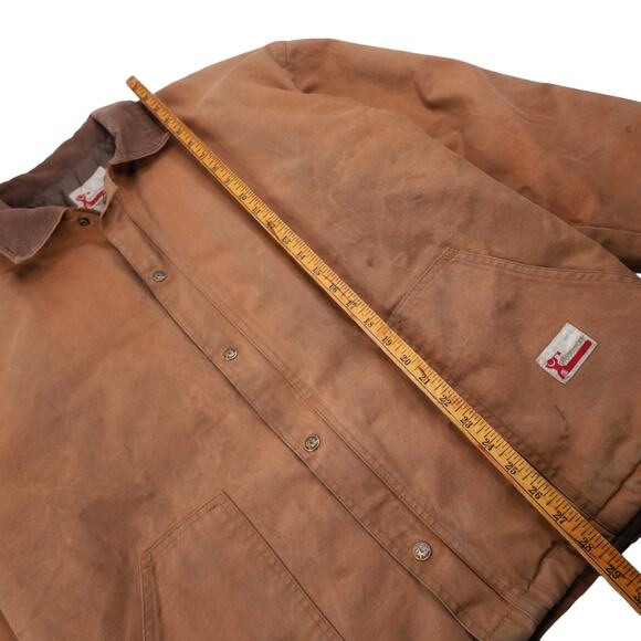 Vintage Woodsman Canvas Work Jacket. Features quilted liner - Picture 12 of 13